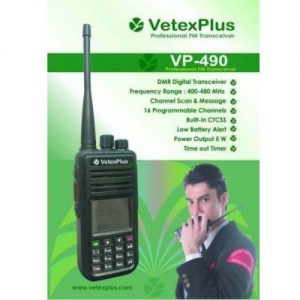 Vetexplus-VP-490-Handheld-Walkie-Talkie